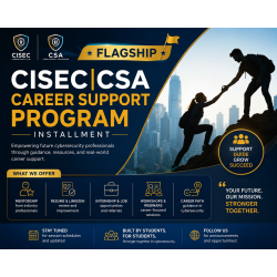 FLAGSHIP CISEC|CSA CAREER SUPPORT PROGRAM INSTALLMENT