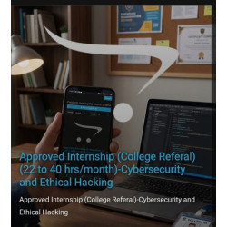 Approved Internship (College Referal)(22 to 40 hrs/month)-Cybersecurity and Ethical Hacking